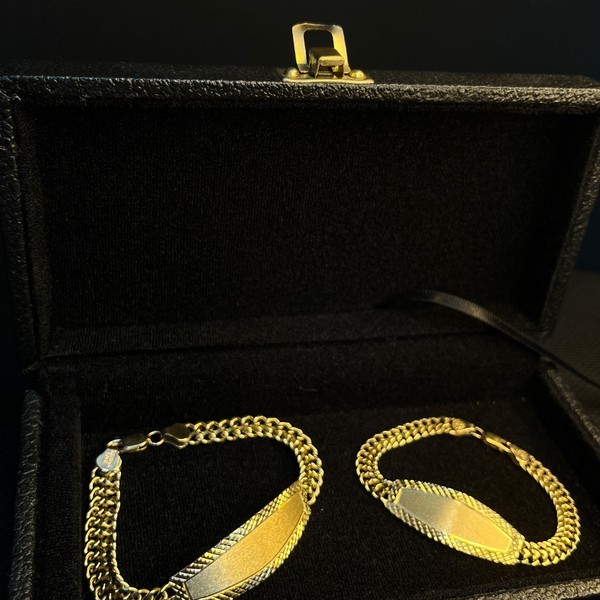 Pulseras Identificación Oro